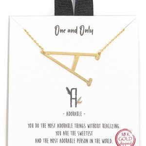 Letter necklaces